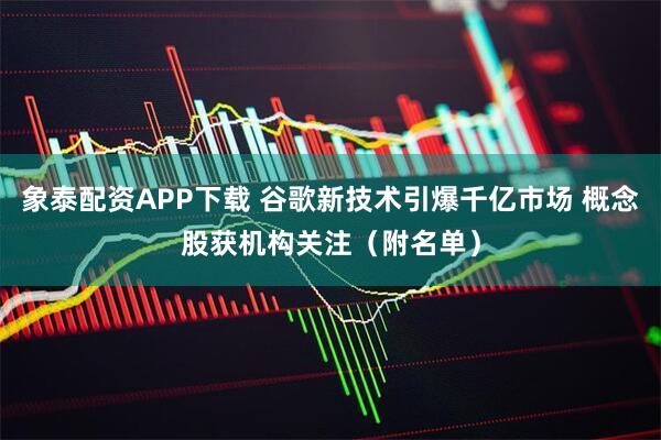 象泰配资APP下载 谷歌新技术引爆千亿市场 概念股获机构关注（附名单）